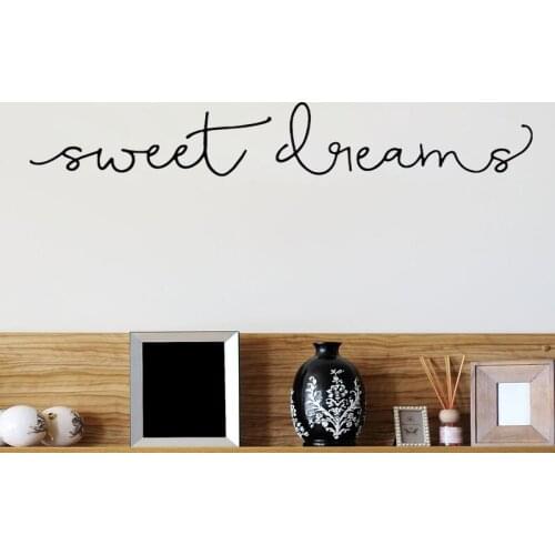 Sweet Dream Wall Sticker Home Decor Kids Children Room Decoration Nursery Wall Art Murals Poster Bedroom Decals