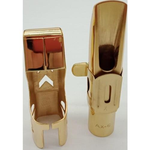 New De Xin Tenor Soprano Alto Saxophone Metal Mouthpiece Professional Advanced Sax Mouthpiece Accessories Gold Plating