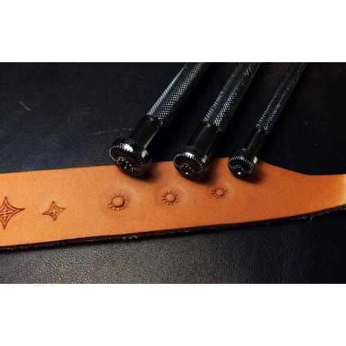 Advanced steel Pistil pattern Hand-work unique design leather working tools carving punches stamp craft tools