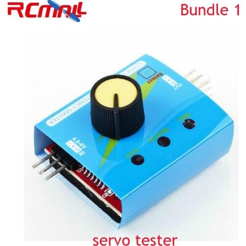 RCmall 3CH Digital Multi Servo Tester ECS RC Consistency CCMP Master Speed Controler Checker FS90R Servo 9g Servo FZ0011