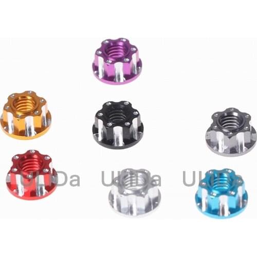 Carving Metal Nut M4 HSP 102049 122049 Aluminum 02055 1/10 Upgrade Parts 94102 94122 94123 94111 94177 94107 94188 94166