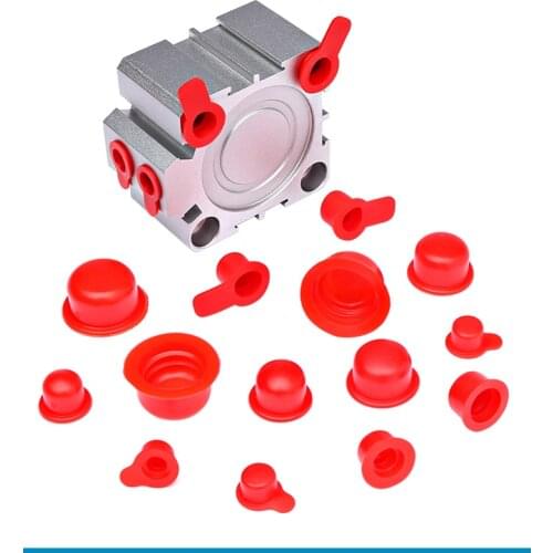 Rubber plug cylinder rubber plug plug cap stuffy earphone plug internal thread hole plug