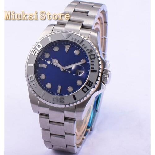 Luxury Best Selling Bliger 43mm Man Mechanical self-winding waterproof number Sapphire Glass Ceramics Bezel Automatic Mens Watch