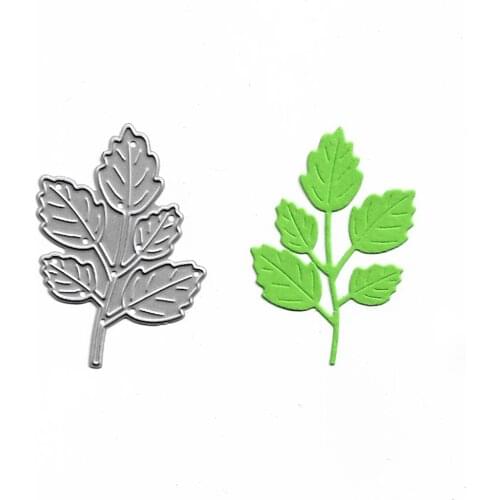 Stamps And Die Cut Scrapbook Leaf Metal Cutting Dies Photo Album Cards Making Decorative Mold Craft Stencil Embossing Folder