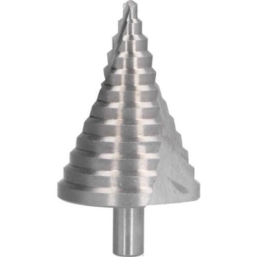 Spiral Step Drill Bit High Speed Steel Spiral Groove Step Drill Bit for Bench Drill for Pistol Drill