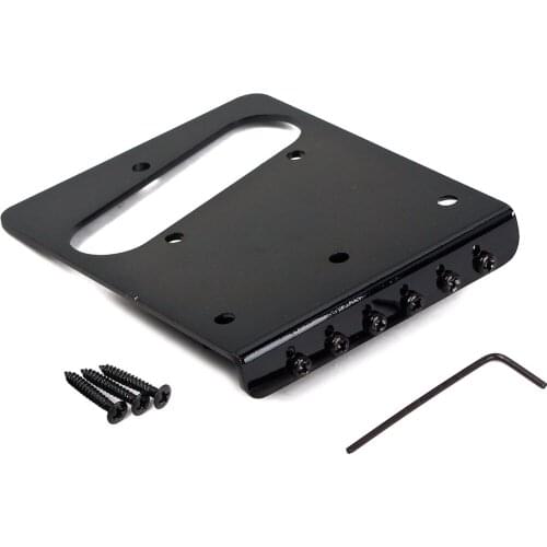 String Through Body Bridge Plate Guitar Fixed Bridge Pickup Hole Guitar Part