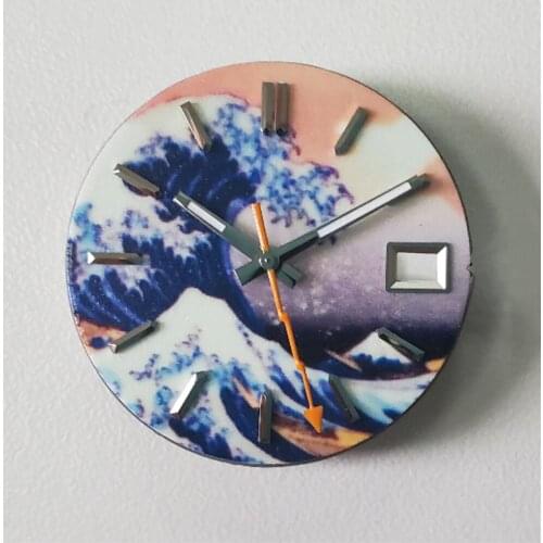 28.5MM Luminous Watch Dial with Hands for 8215 2836 Watch Movement Wristwatch Dial