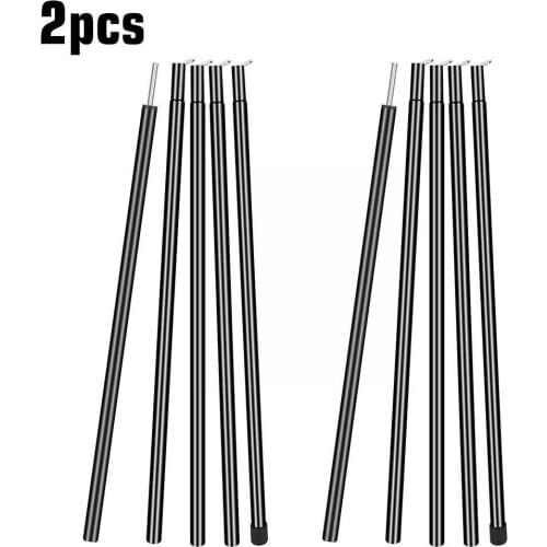 2 Meters Heightened Support Pole Canopy Tarp Support Tent Awning Or Used Tarpaulin, Pole Support To For Tarp Pole Tarp, Ten T6D0