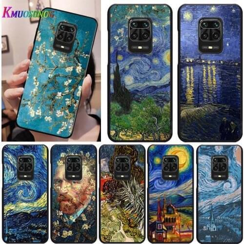 Vangogh Art for Redmi K30i K30 9T K30T K30S K20 10X 9i 9AT 9A 9C 9 5G 4G Pro Ultra Prime Black Phone Case