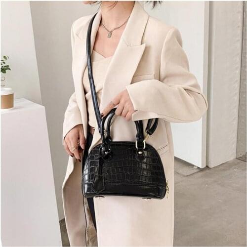 Stone Pattern Shell Bag Female Bag 2021 New Large-capacity Handbag European And American Fashion Shoulder Bag Diagonal Bag