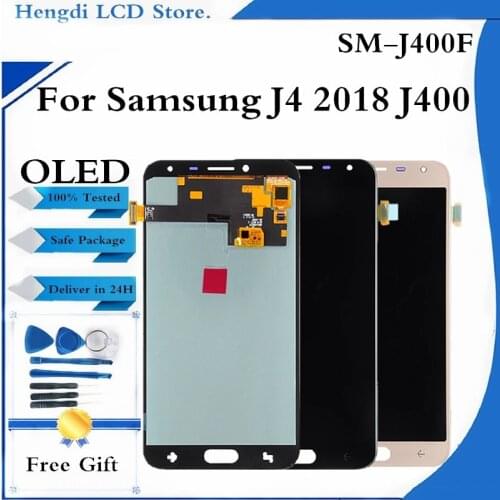 For Samsung J400 LCD For Samsung Galaxy J4 J400 J400F J400G/DS SM-J400F LCD Display Touch Screen Digitizer Assembly Replacement
