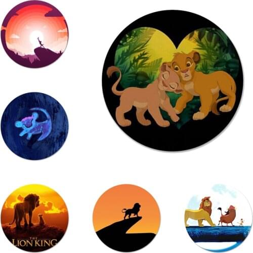 58mm Lion King Simba Badge Brooch Pin Accessories For Clothes Backpack Decoration gift