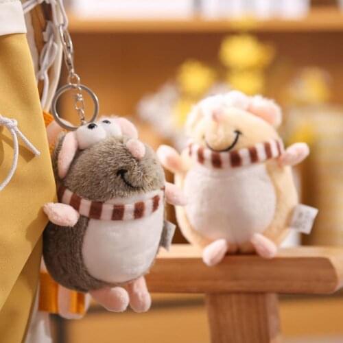10cm Mouse Plush Toy Stuffed Doll Pendant Bag Animals Decorations Mouse Backpack Keychain Toys Children/GirlFriend Gift
