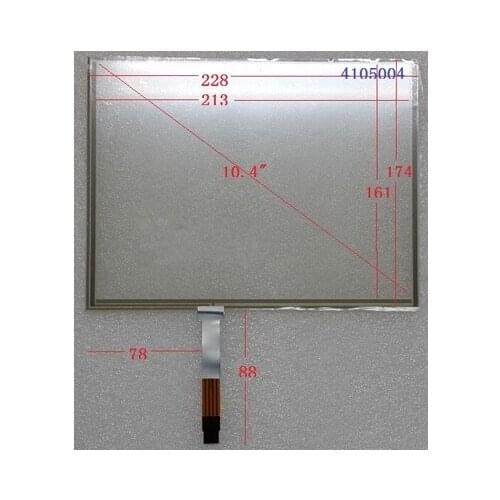 4105004 New 228*174 mm 10.4 inch 4 line touch screen industrial control touch panel
