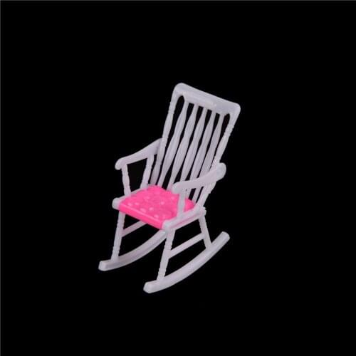 7.5*4.5*9.5cm Miniature Doll Rocking Chair Dollhouse Doll Accessories