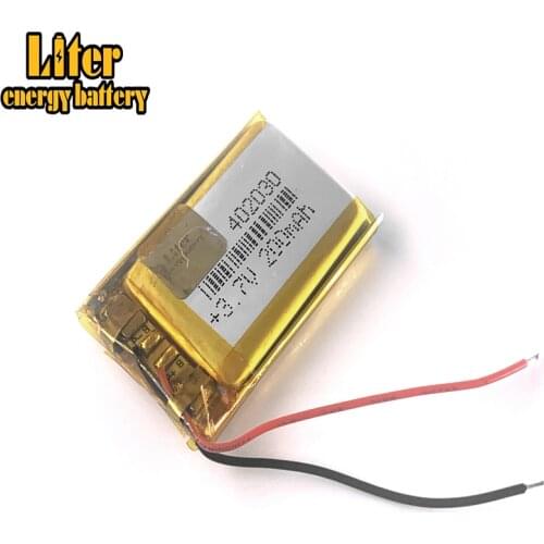 Tablet PC battery capacity 402030 3.7V 200MAH Universal Li-ion battery for tablet pc Mp3 MP4 MP5 GPS mobile bluetooth