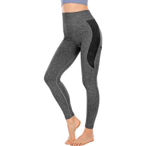 Seamless Sexy Hip Fold Lift Hip Yoga Leggings Solid Sport Pants Women Gym Wear Jogging Femme High Waist Active Wear