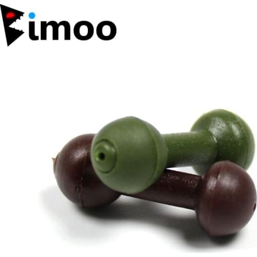 Bimoo Wholesale Carp Fishing Accessories Chod Heli Beads Brown Green Rig Terminal Tackle