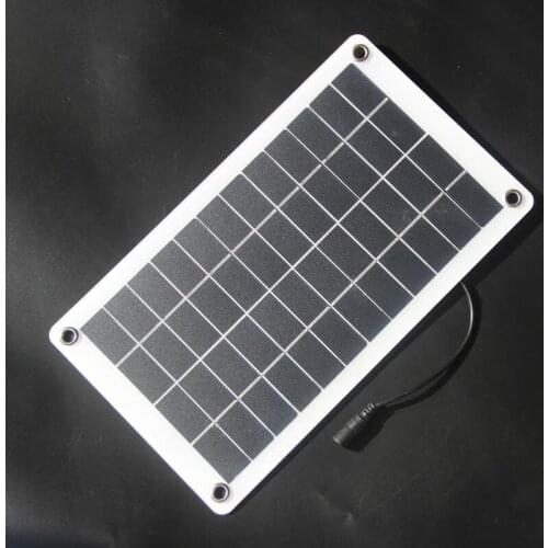 BUHESHUI 8W 5V 12V Solar Charger Portable Solar Panel Charger Outdoor USB DC