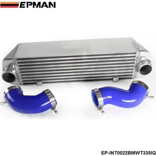 FOR BMW 135 135i 335 335i E90 E92 N54 MOUNT TWIN TURBO INTERCOOLER WITH SILICON HOSE KIT