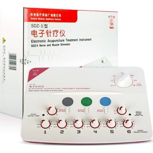 Hwato sdz-ii Electronic Acupuncture Treatment instrument nerve and muscle stimulator 6 Channels Output English manual 110-240V