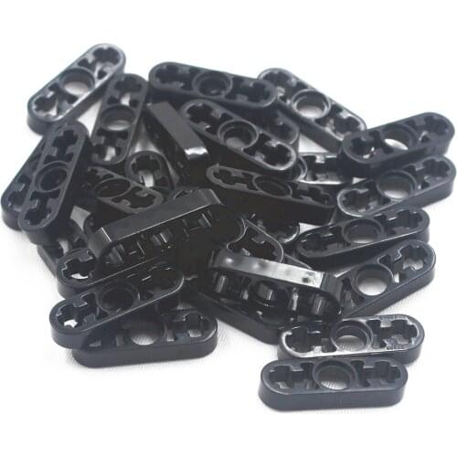 Self-Locking Bricks MOC Building Blocks Technical Parts 30PCS TECHNICAL LEVER 3M compatible with Lego for Kids Boys Toy