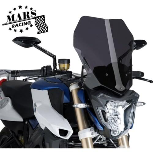 Motorcycle Sports Touring Windshield Viser Visor Wind Deflector WindScreen Fits For BMW F800R 2015-2019 F-800R 15'-19' F 800R