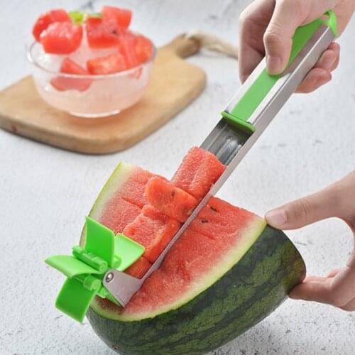 Watermelon Windmill Cutter Stainless Steel Cutting Watermelon Artifact Fruit Cutting Artifact Creativ Style Slice