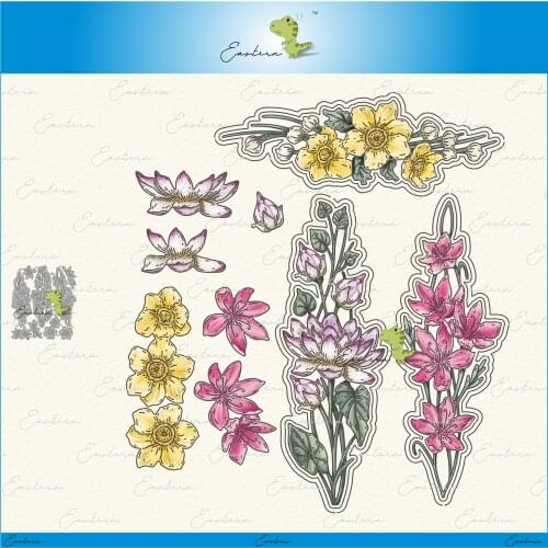 Beautiful flowers metal cutting dies 2021 new diy die molds Scrapbooking Paper Making die cuts crafts die cuts large die