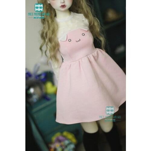 BJD doll clothes girls dress fits 58-62cm 1/3 bjd SD10 SD13 DD doll fashionable qualities pink dress Princess dress