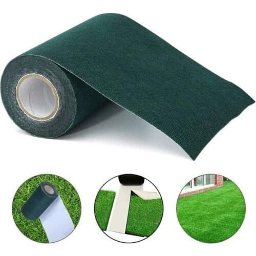 Newest DIY Artificial Grass Jointing Self Adhesive Tape Synthetic Grass Turf Lawn Carpet Seaming Tape Lawn Mat Garden Tools New