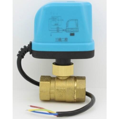 DC5V 2 way Electric Ball Valve Motorized Ball Valver ball valve with electric actuator DN15 DN20 DN25 DN32 DN40 DN50