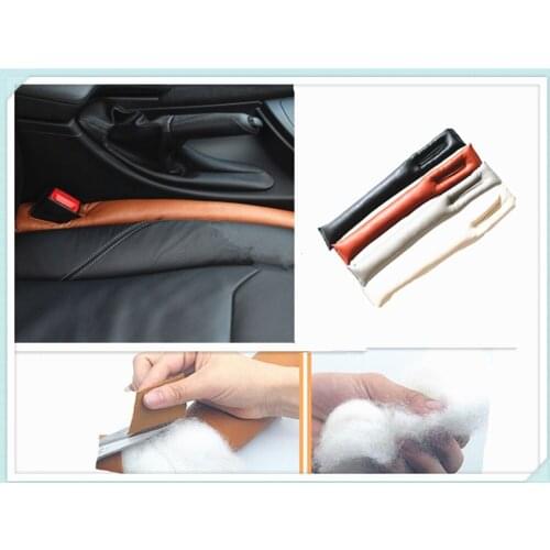 Car seat slot leakproof protection to avoid falling microfiber leather for Audi A4 Avant A4 Cabriolet A6L A8L
