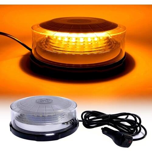 Yellow LED Emergency Strobe Lights Beacon Vehicle Car Roof Top Hazard Warning Flashing Light LED Flash Safety Signal lamp