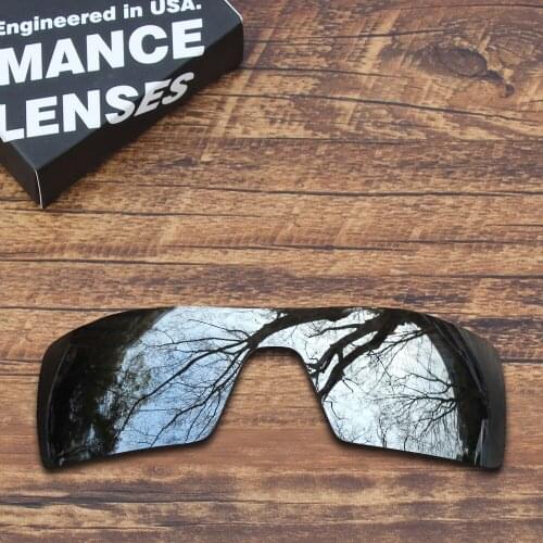 ToughAsNails Polarized Replacement Lenses for Oakley Oil Rig Sunglasses Metallic Silver (Lens Only)