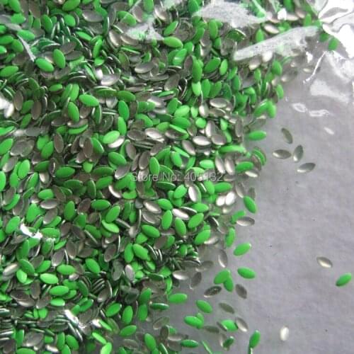 1 Bag OD-115-Green Free Shipping 3D 1x3mm Neon Green Small Eyehorse Metal Stud Shiny Nail Decoration Lovely Outlooking