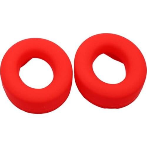 1 Pair Replaced Ear Pads Soft Silicone Cover for Beats-Studio3 Wireless Headset LX9B