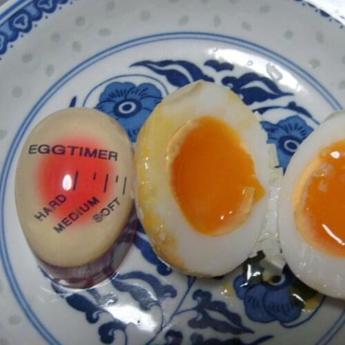 1PCS Egg Timer Kitchen Supplies Egg Perfect Color Changing Perfect Boiled Eggs Cooking Helper Timer Cooking Dial Eggtimer