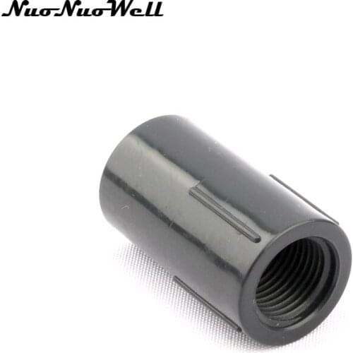 1pcs NuoNuoWell ANSI PVC 1" Thread Straight Connector Pipe Adapter Garden Irrigation Hose Fittings Aquarium Fish Tank Supplies