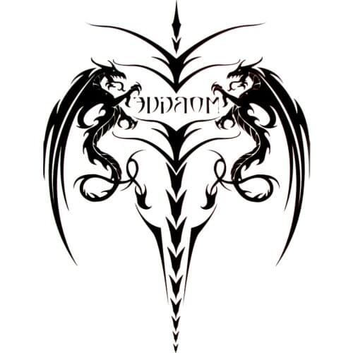 10PCS Dragon sword Waterproof Temporary Tattoo Stickers Men Body Arm Tattoo Leg Flash tattoo Tatuagem Temporaria stickers