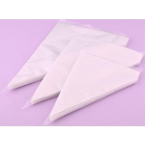 100Pcs Disposable Pastry Bag S/M/L Confectionery Bags Cake Cream Icing Fondant Decorating Kitchen Baking Piping Bag Nozzles Tool