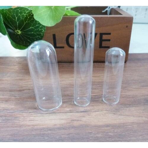 20pcs/lot 12x40mm/12x60mm/18x50mm clear bell shape glass wishing empty vial for jewelry findings--size option