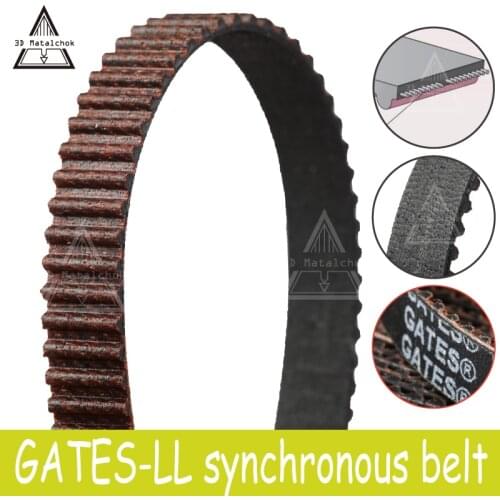 Best quality 3D Printer GATES-LL-2GT GT2-6mm open timing belt width 6MM 9MM 10MM GT2 2GT-6MM For reprap Prusa i3 Kossel Rostock