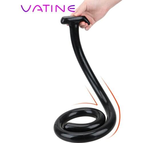 VATINE Butt Plug Sex Toys For Woman Men Anus Masturbator Dilator 1m Dildo Super Long Anal Plug