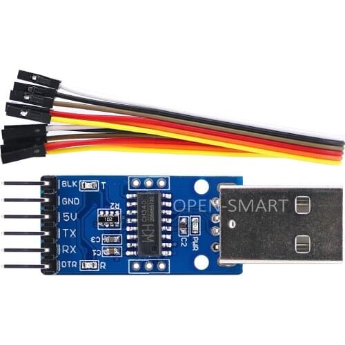 CH340 Serial Port Debugger USB to TTL Converter CH340 module STC Download Cable Adapter Module for Arduino Pro Mini