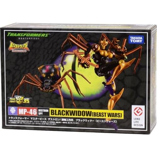 TOMY Beast Machines Transformers Toy Series Master MP46 Blackarachnia Decepticon Action Figure New Boxed Deformation Toy Model
