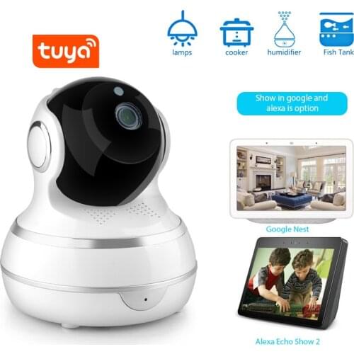 Tuya App 1080P IP Camera Wireless Smart Home Security CCTV WifiCamera Body Auto Tracking Two Way Audio Night Vision Baby Monitor