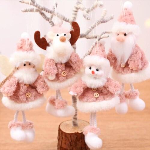 Christmas Angel Doll Plush Christmas Tree Ornaments Merry Christmas Decorations For Home 2019 Xmas Navidad Gifts New Year 2020