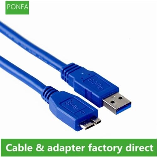 USB 3.0 Type A to Micro B Cable USB3.0 Fast Data Sync Cable Cord for External Hard Drive Disk HDD 0.3m/0.6m/1m/1.5m/3m/5m