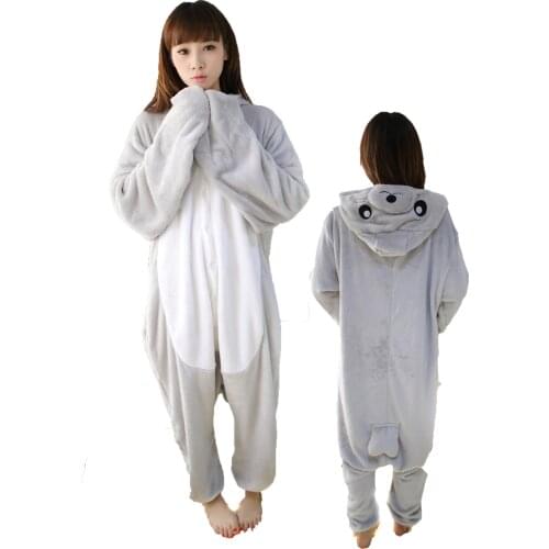 Adults Sea lion Onesies Animal Kigurumi Pajamas for Women Men Cosplay Costume Outfit Halloween Party Suit Onesieshow
